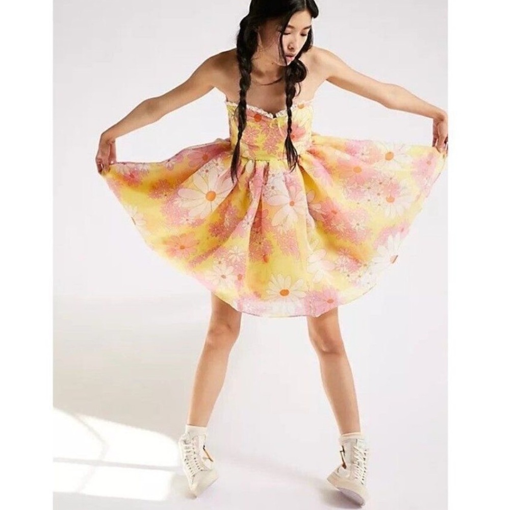 NWT Selkie x Free People Rococo Corset Puff Dress Size Small